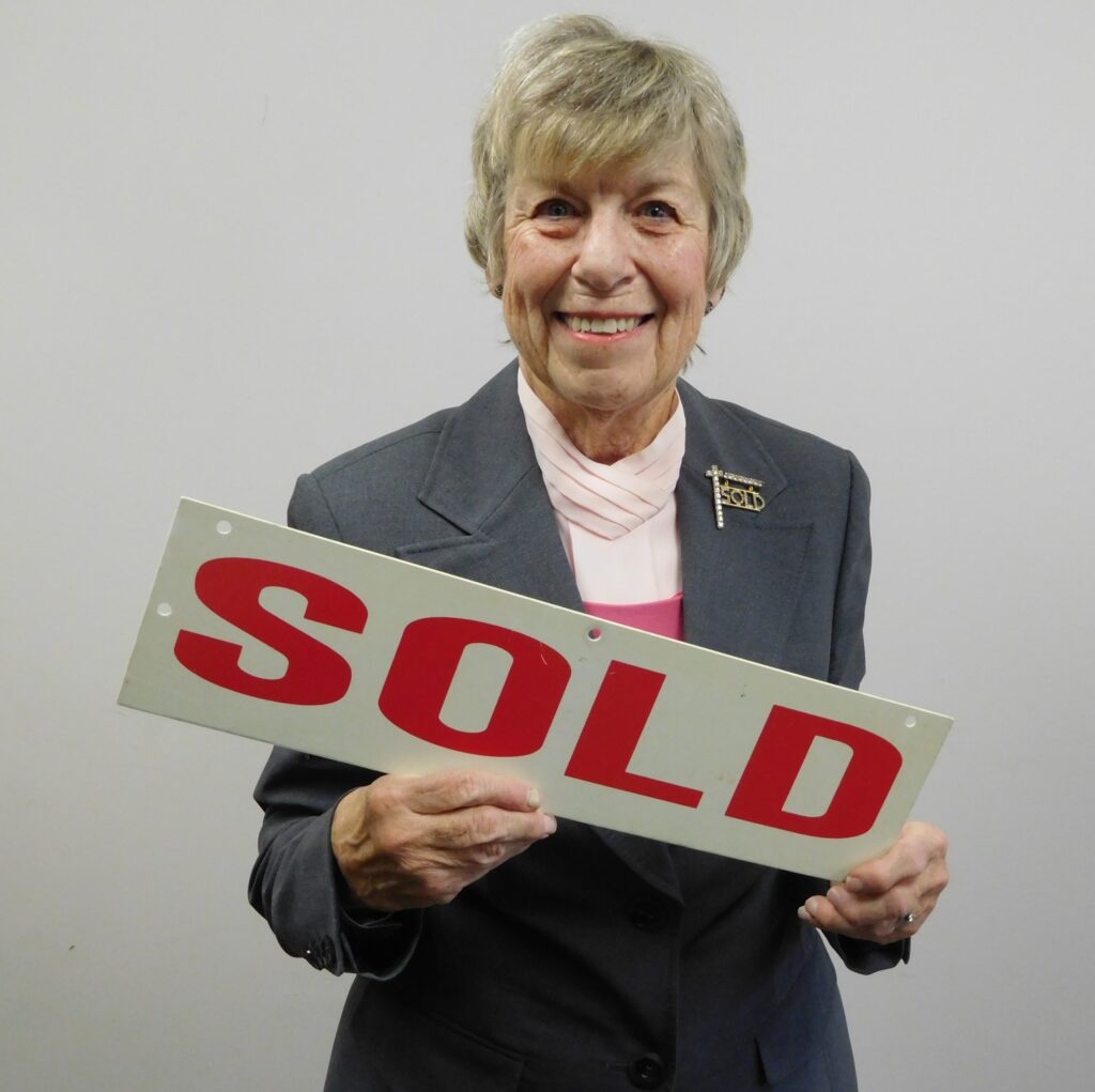 Shirley with sold sign cripped on the -c94370c