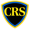 CRS logo on black background